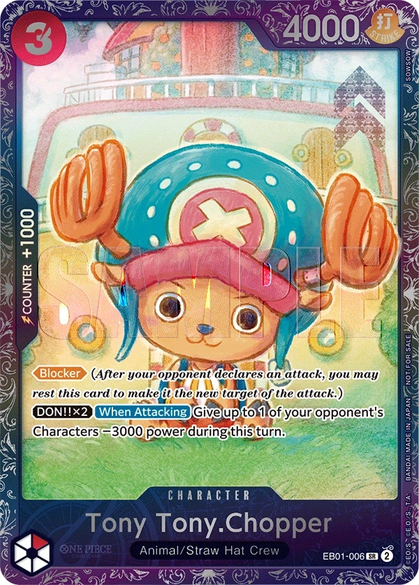 Tony Tony.Chopper (EB01-006_p3) Alt Art One Piece card