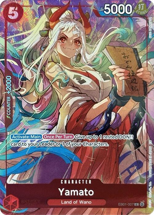 Yamato (EB01-007_p1) Alt Art One Piece card