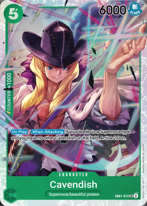Cavendish (EB01-012) One Piece card