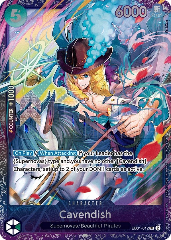Cavendish (EB01-012_p3) Alt Art One Piece card