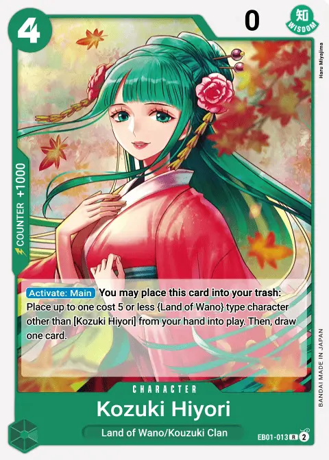 Kouzuki Hiyori (EB01-013) One Piece card