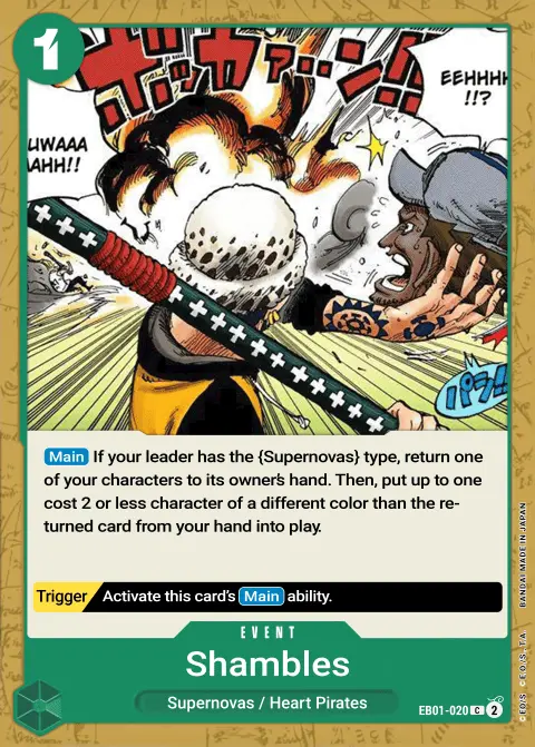 Chambres (EB01-020) One Piece card