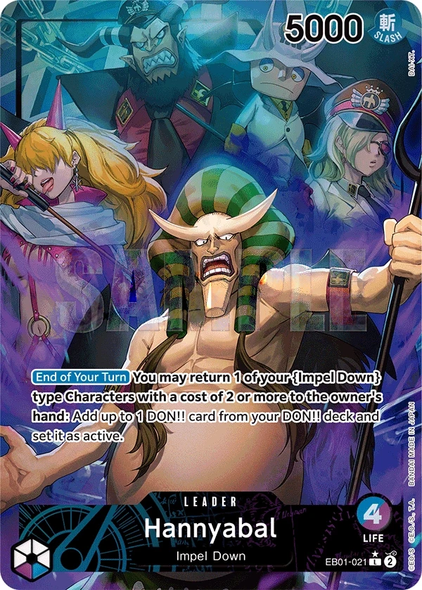 Hannyabal (EB01-021_p1) Alt Art One Piece card