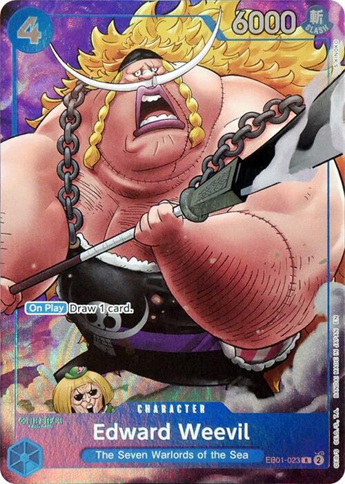 Edward Weevil (EB01-023_p2) Alt Art One Piece card