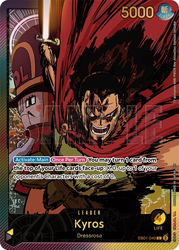 Kyros (EB01-040_p2) Alt Art One Piece card