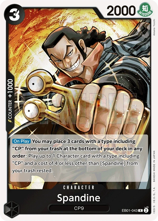 Spandine (EB01-043) One Piece card