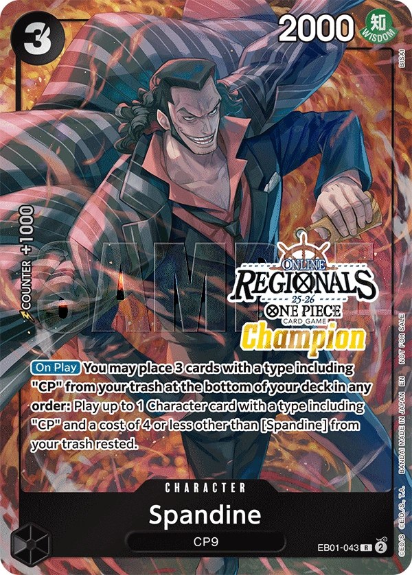 Spandine (EB01-043_p6) Alt Art One Piece card