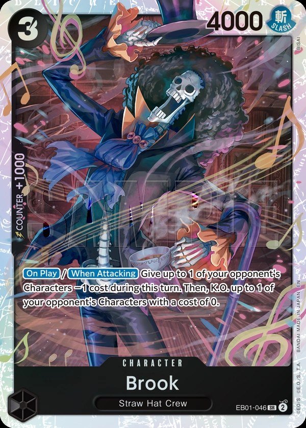 Brook (EB01-046_r1) Reprint One Piece card