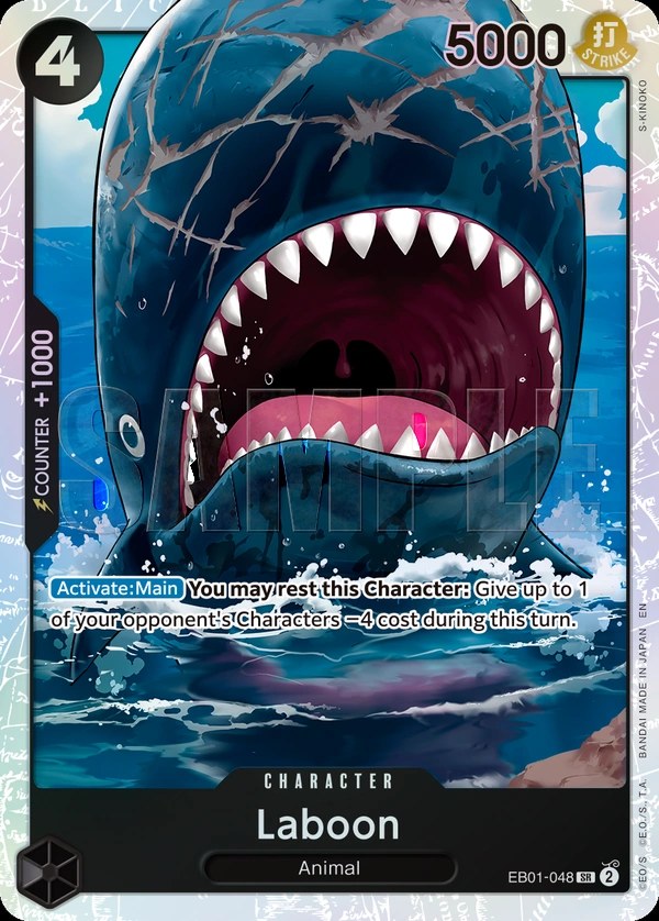 Laboon (EB01-048_r1) Reprint One Piece card