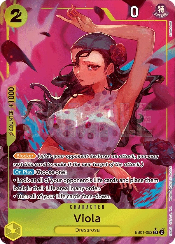Viola (EB01-052_p1) Alt Art One Piece card