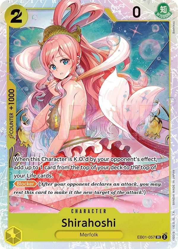 Shirahoshi (EB01-057) One Piece card