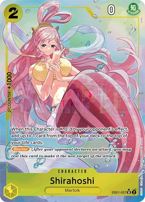 Shirahoshi (EB01-057_p1) Alt Art One Piece card