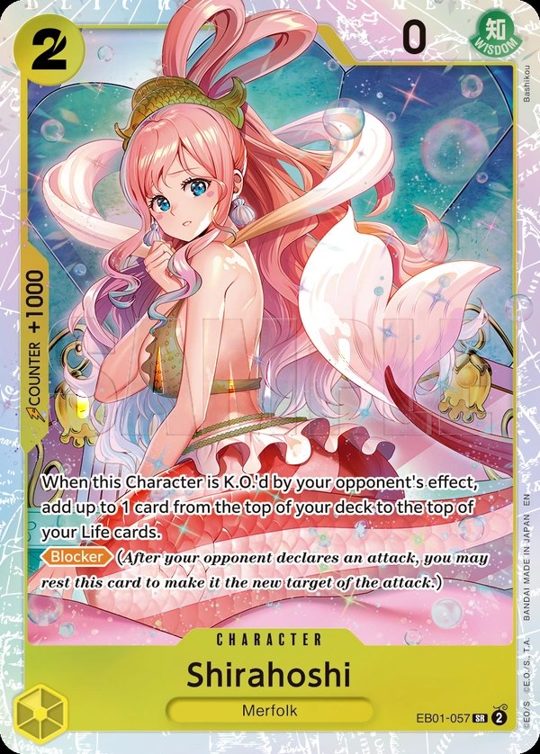 Shirahoshi (EB01-057_r1) Reprint One Piece card
