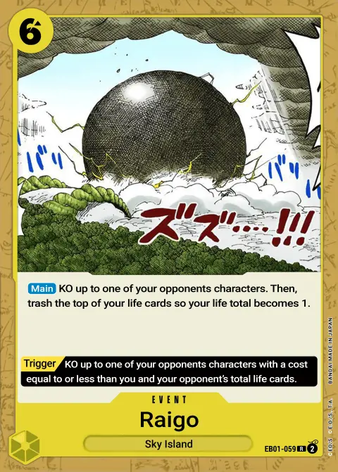 Kingdom Come (EB01-059) One Piece card