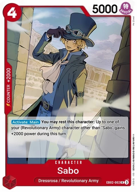 Sabo (EB02-002) One Piece card