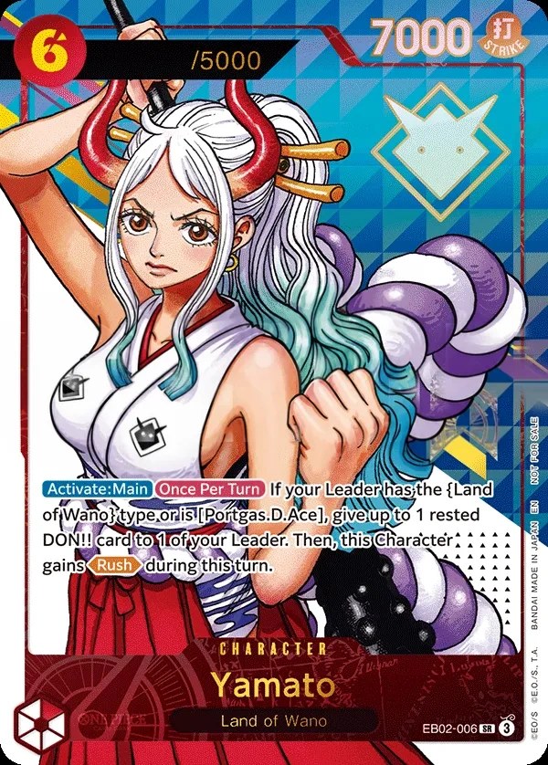 Yamato (EB02-006_p2) Alt Art One Piece card