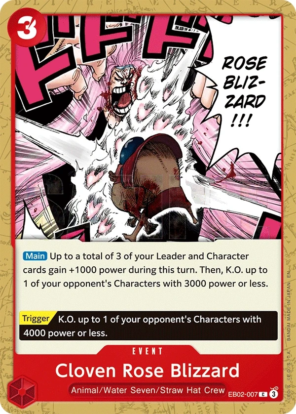 Cloven Rose Blizzard (EB02-007) One Piece card