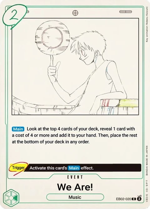We Are! (EB02-020) One Piece card