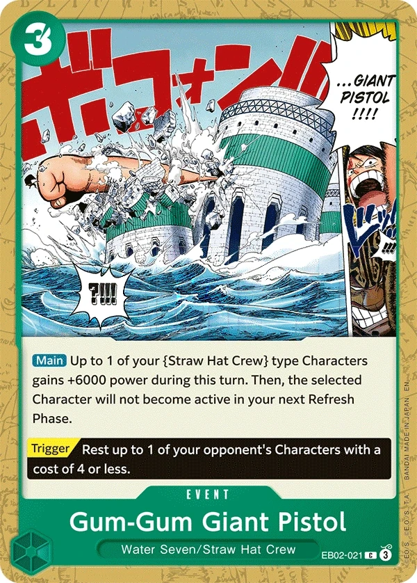 Gum-Gum Giant Pistol (EB02-021) One Piece card