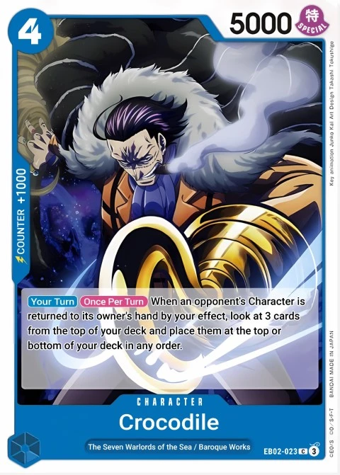 Crocodile (EB02-023) One Piece card