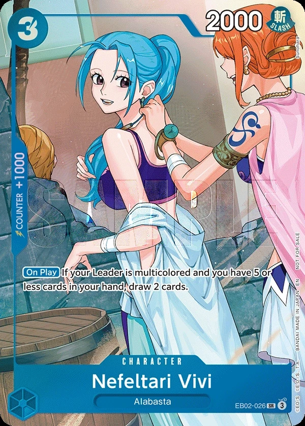 Nefeltari Vivi (EB02-026_p2) Alt Art One Piece card