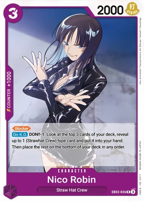 Nico Robin (EB02-036) One Piece card