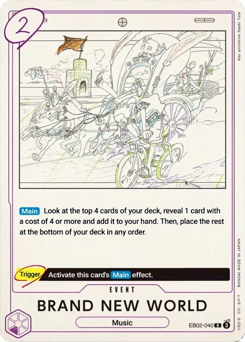BRAND NEW WORLD (EB02-040) One Piece card
