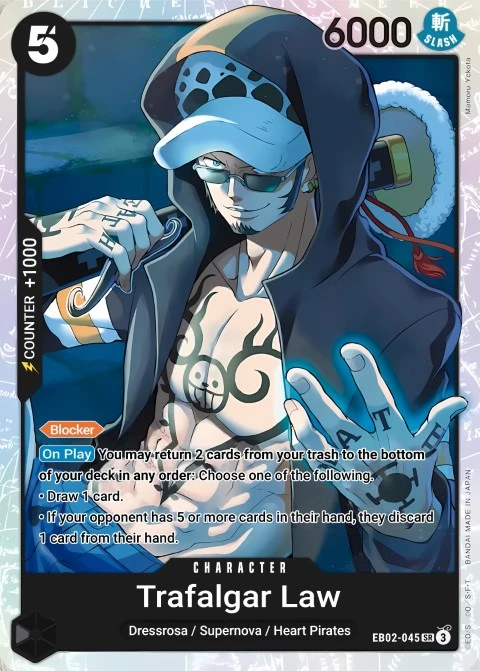 Trafalgar Law (EB02-045) One Piece card