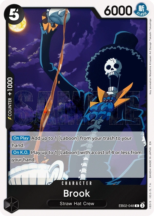 Brook (EB02-048) One Piece card