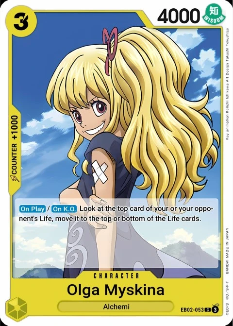 Myskina Olga (EB02-053) One Piece card