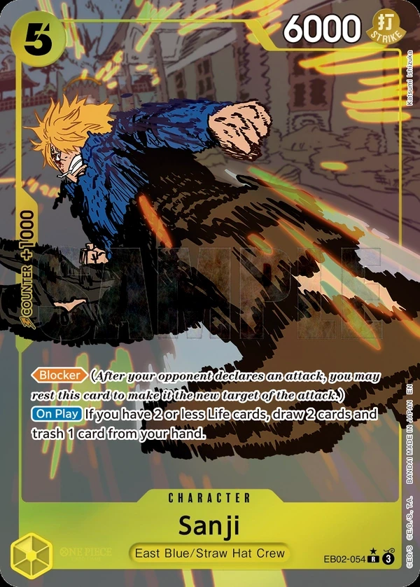 Sanji (EB02-054_p1) Alt Art One Piece card