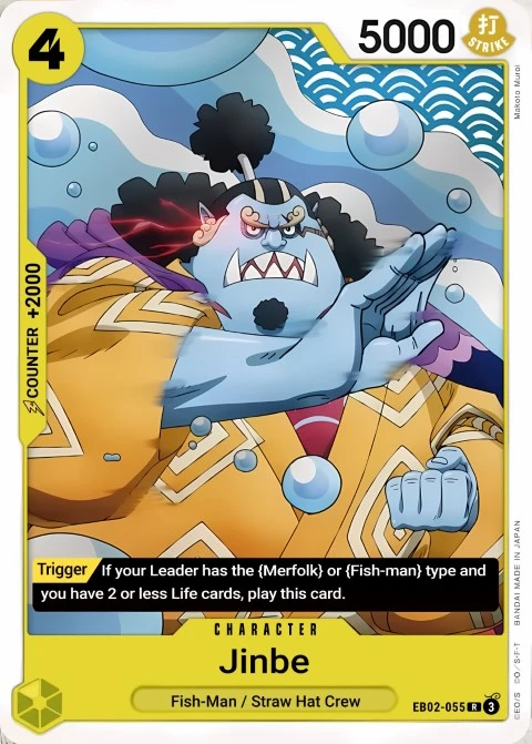 Jinbe (EB02-055) One Piece card