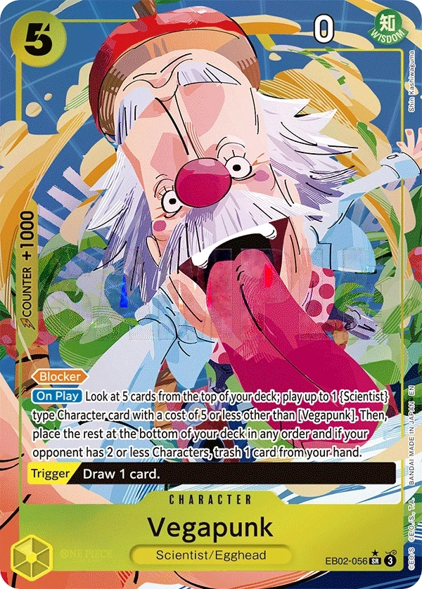 Vegapunk (EB02-056_p1) Alt Art One Piece card
