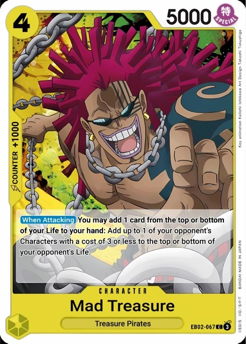 Mad Treasure (EB02-057) One Piece card