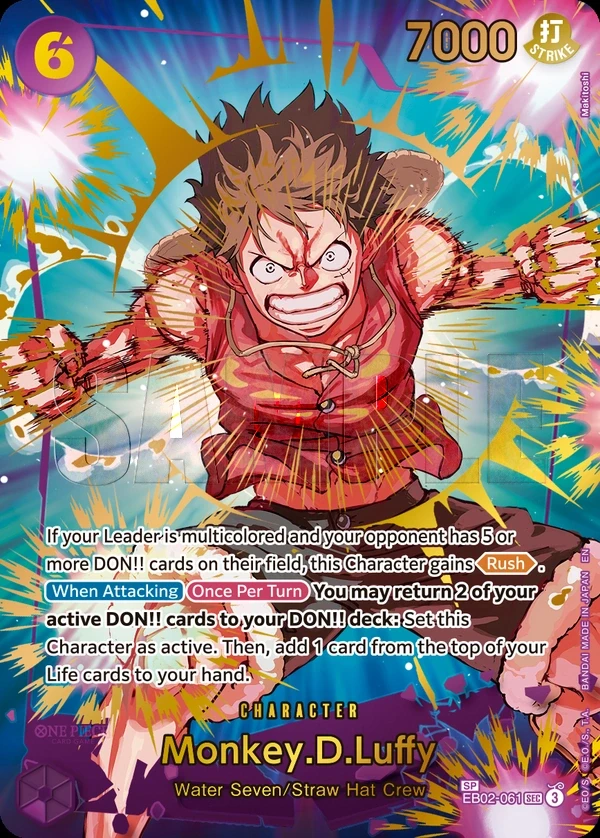 Monkey.D.Luffy (EB02-061_p3) SP One Piece card