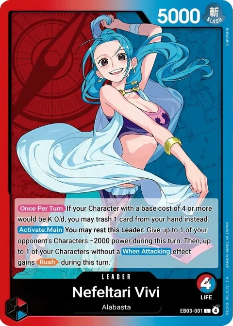 Nefeltari Vivi (EB03-001) One Piece card