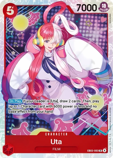 Uta (EB03-003) One Piece card