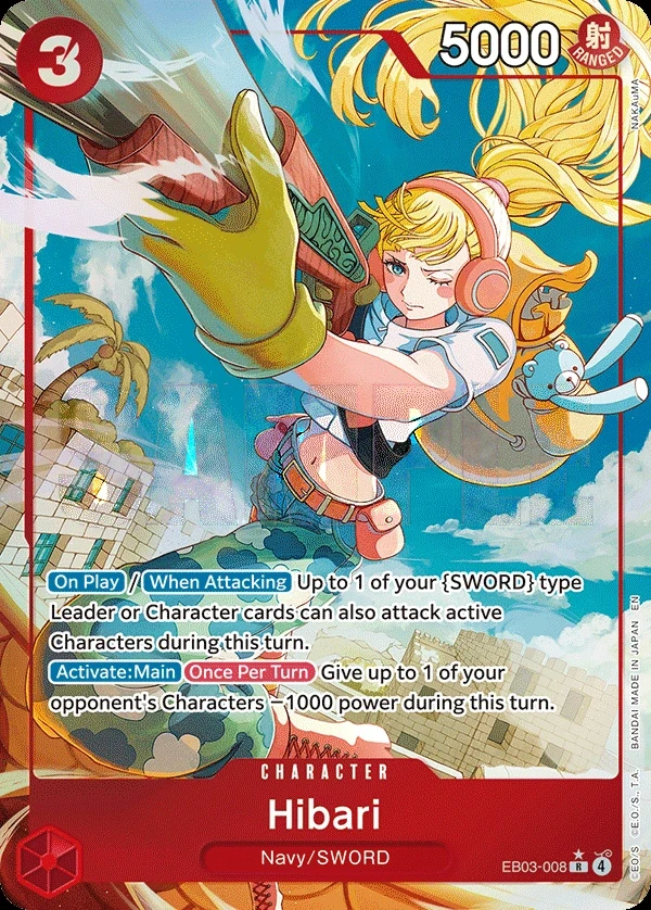 Hibari (EB03-008_p1) Alt Art One Piece card