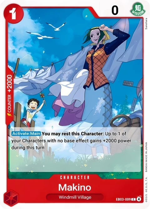Makino (EB03-009) One Piece card