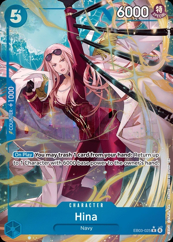 Hina (EB03-025_p1) Alt Art One Piece card