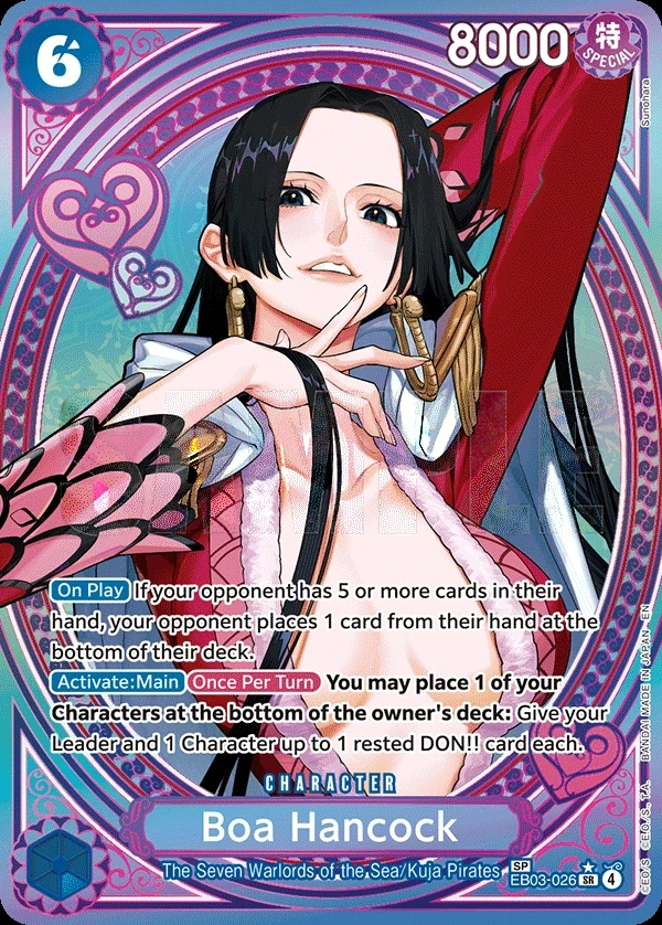 Boa Hancock (EB03-026_p2) SP One Piece card