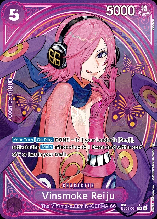 Vinsmoke Reiju (EB03-031_p2) SP One Piece card
