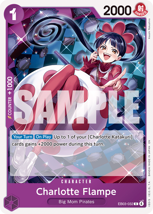 Charlotte Flampe (EB03-032_r1) Reprint One Piece card