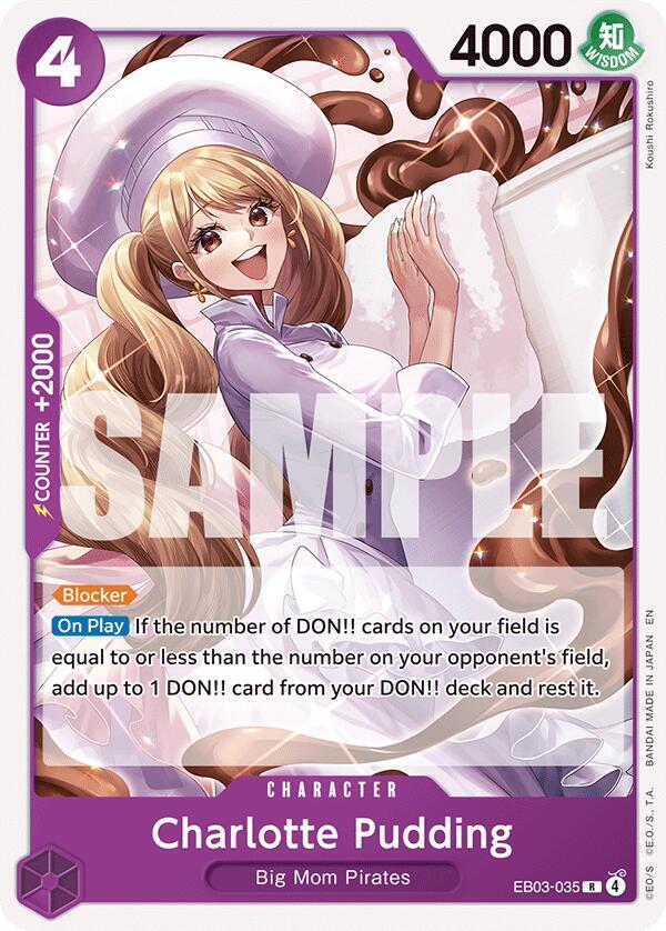 Charlotte Pudding (EB03-035_r1) Reprint One Piece card