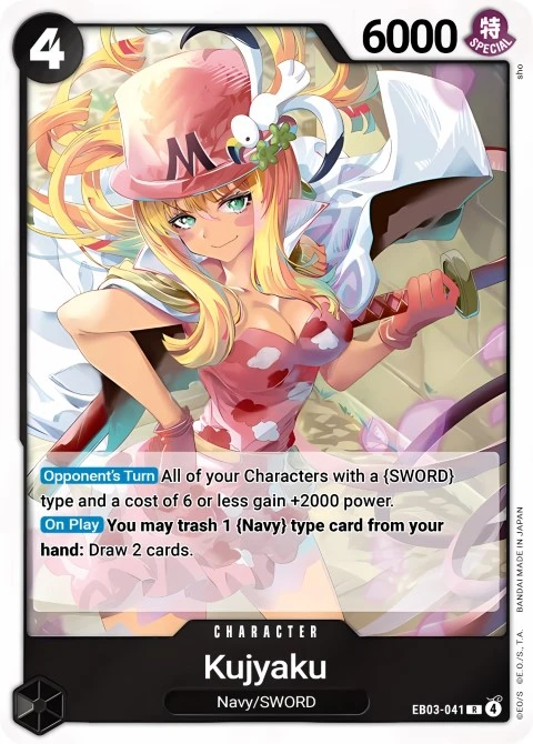 Kujyaku (EB03-041) One Piece card