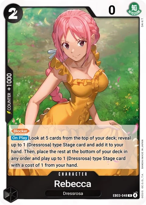Rebecca (EB03-048) One Piece card