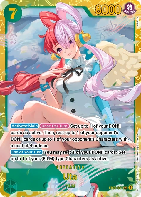 Uta (EB03-061) One Piece card