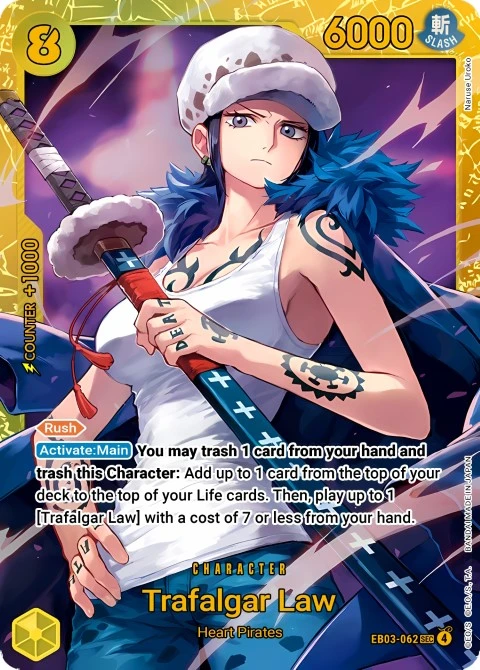 Trafalgar Law (EB03-062) One Piece card