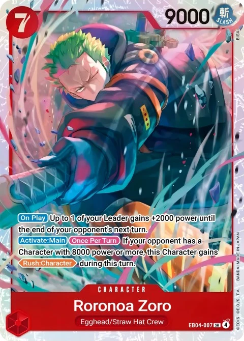 Roronoa Zoro (EB04-007) One Piece card