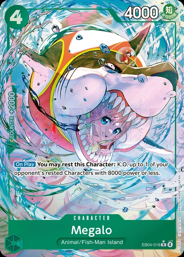 Megalo (EB04-018_p1) Alt Art One Piece card